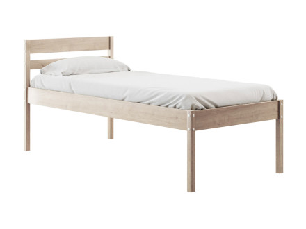 Кровать Эко низкая Натуральный. 90х200 см. 41 см в отделке Натуральный, 90х200 см, 41 см по цене 8990 руб.