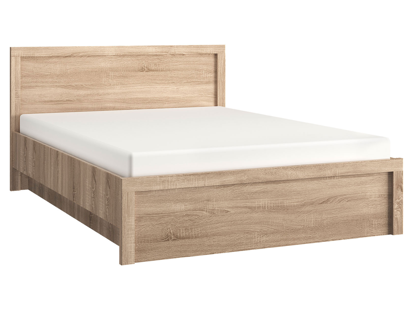 Двуспальная кровать  Сомма ПМ Дуб Сонома, 140х200 см