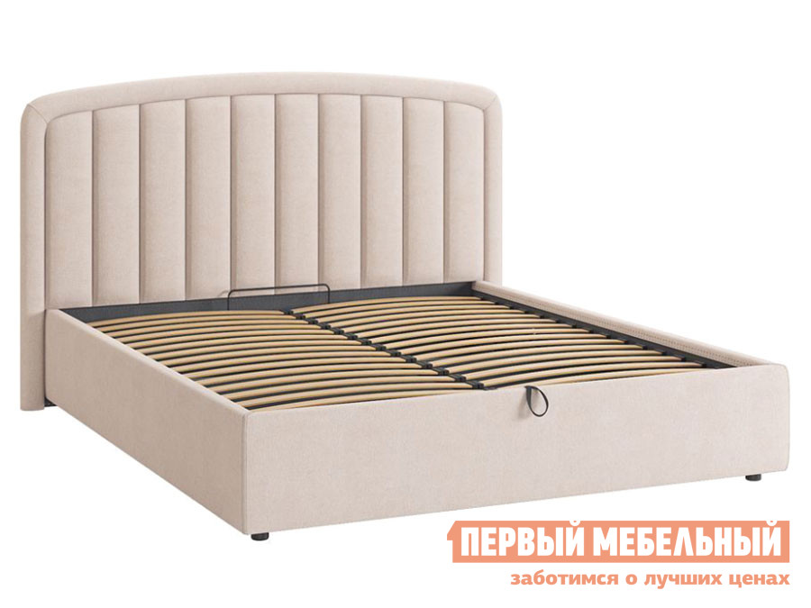 

Двуспальная кровать Сиена Лайт ПМ Крем, велюр, 160х200 см, Без дна короба для белья, Бежевый, Сиена Лайт ПМ Крем, велюр, 160х200 см, Без дна короба для белья