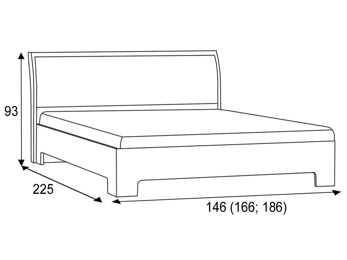 Кровать с подъемным механизмом КУРАЖ Кровать Парма 3 / Кровать с подъемным механизмом Парма 3