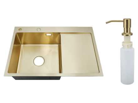 Врезная мойка с дозатором