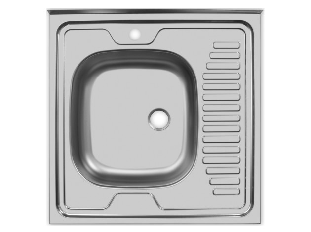 Накладная мойка Стандарт 600х600 матовая