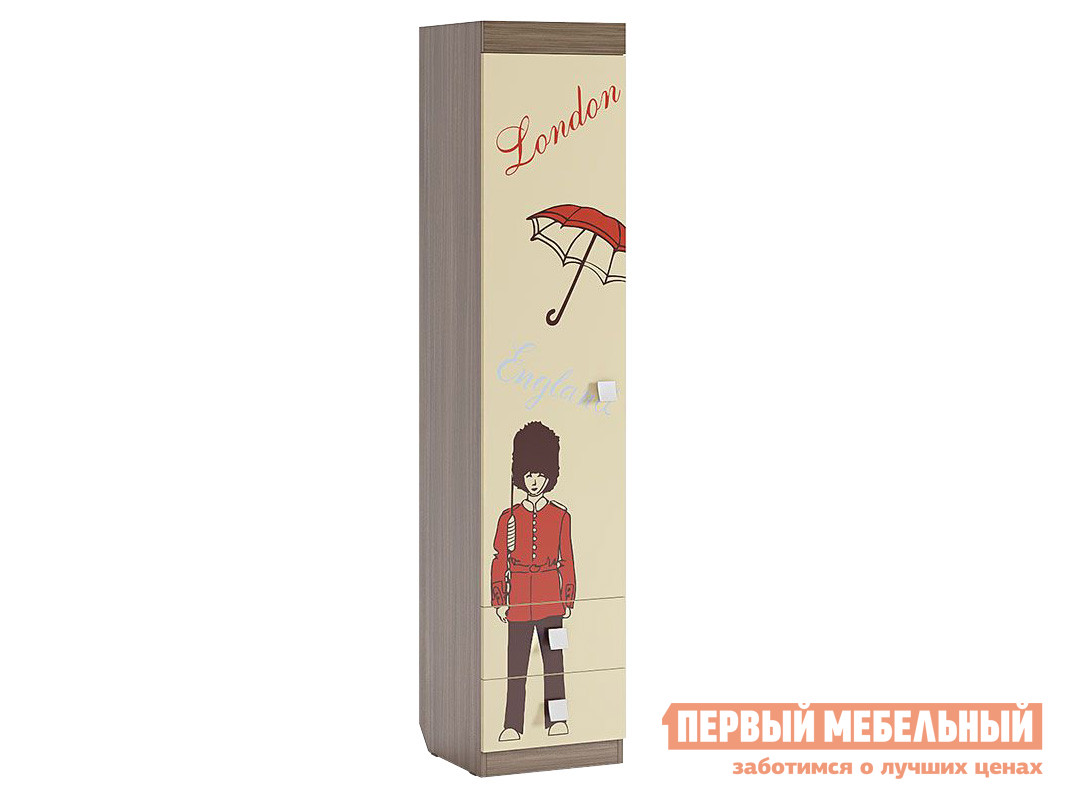 

Детский шкаф Челси Ясень Шимо темный / Крем, Темное-cветлое дерево, Челси Ясень Шимо темный / Крем
