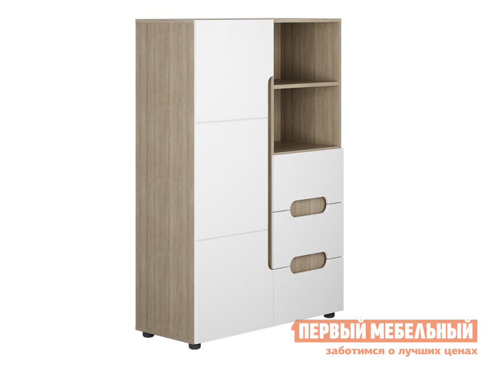 Детский шкаф Первый Мебельный Шкаф 1 ств. полки+ящики Палермо 3 Юниор