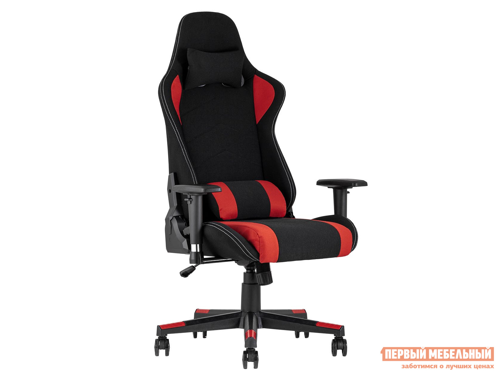 

Игровое кресло TopChairs Maybach Черный, ткань / Красный, ткань, TopChairs Maybach Черный, ткань / Красный, ткань
