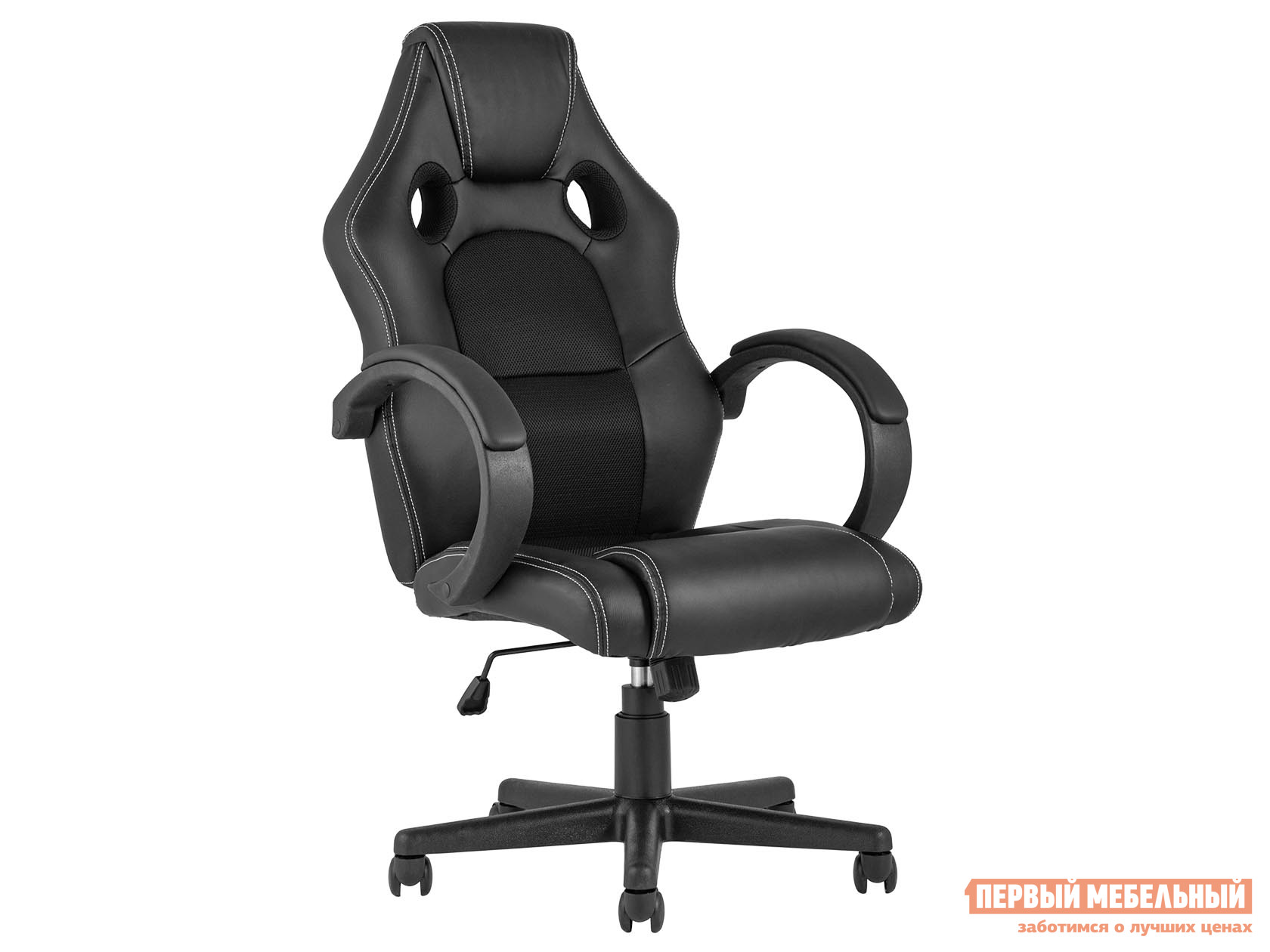 

Игровое кресло TopChairs Renegade Черный, экокожа / Черный, ткань, TopChairs Renegade Черный, экокожа / Черный, ткань