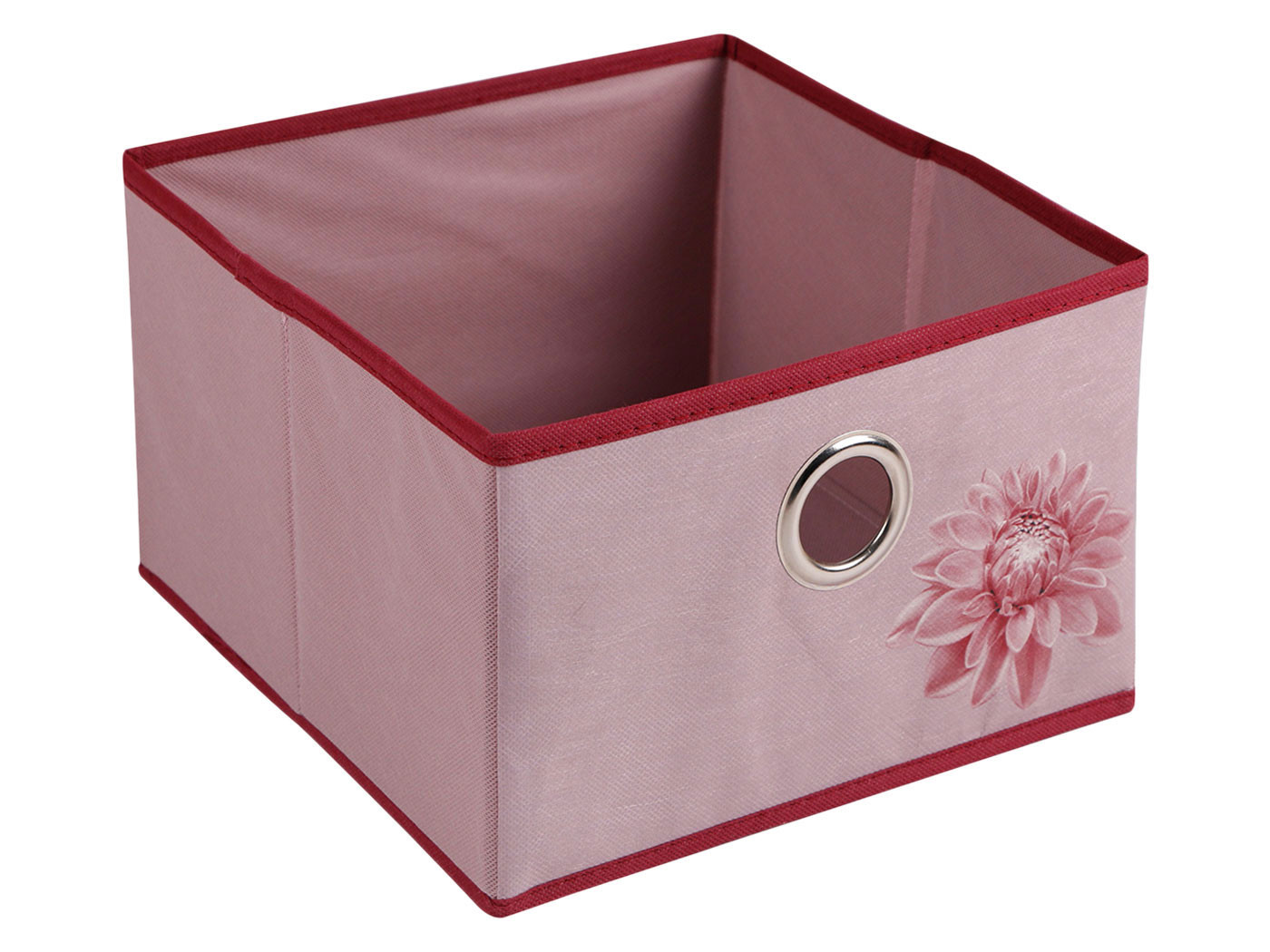 Кофр  Хризантема Розовый / Бордовый, нетканый материал от Первый Мебельный
