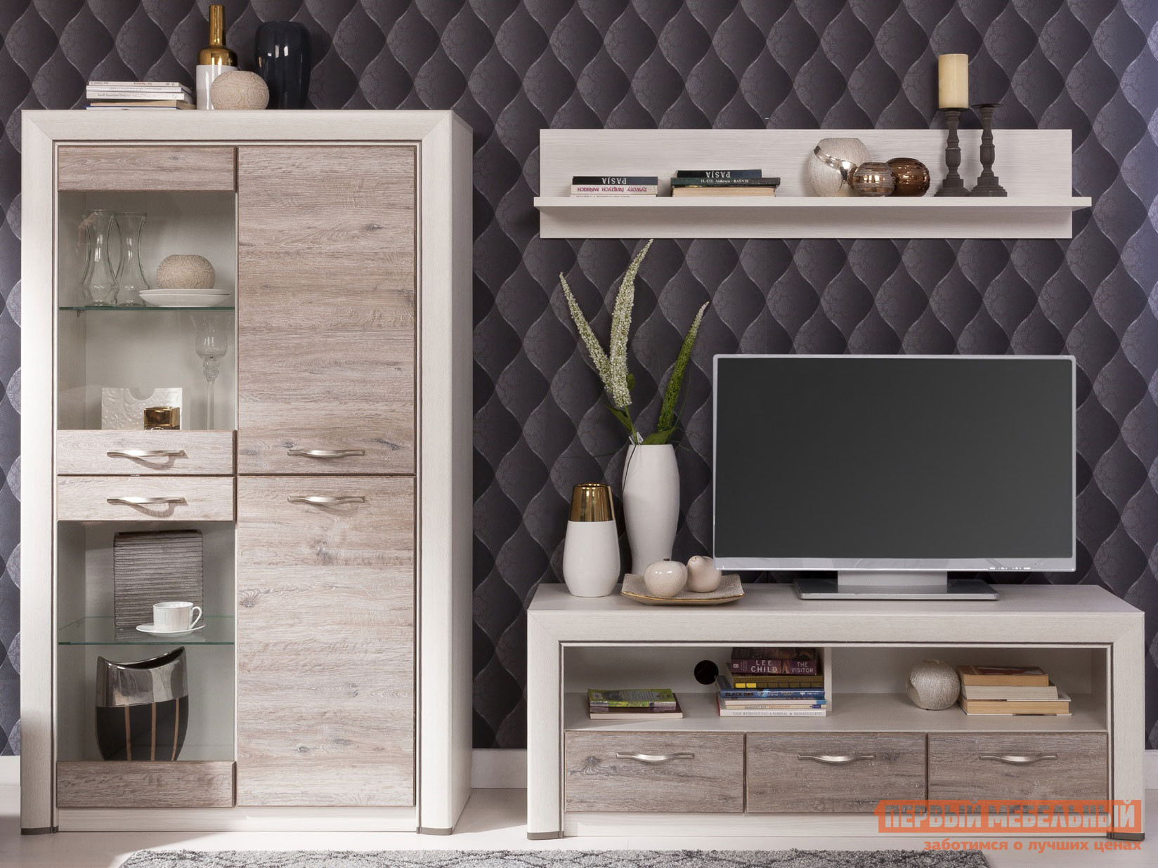 

Гостиная Оливия ГК3 Вудлайн кремовый / Дуб анкона, Белый, Оливия ГК3 Вудлайн кремовый / Дуб анкона