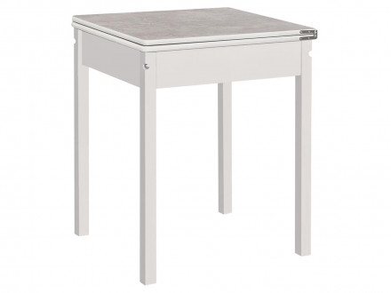 Кухонный стол Кенор Белый / Цемент в отделке Белый / Цемент по цене 5990 руб.