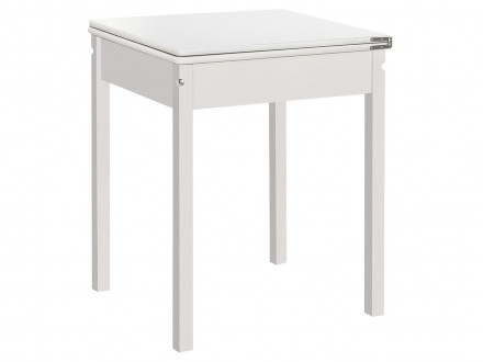Кухонный стол Кенор Белый / Белый, пластик в отделке Белый / Белый, пластик по цене 5990 руб.