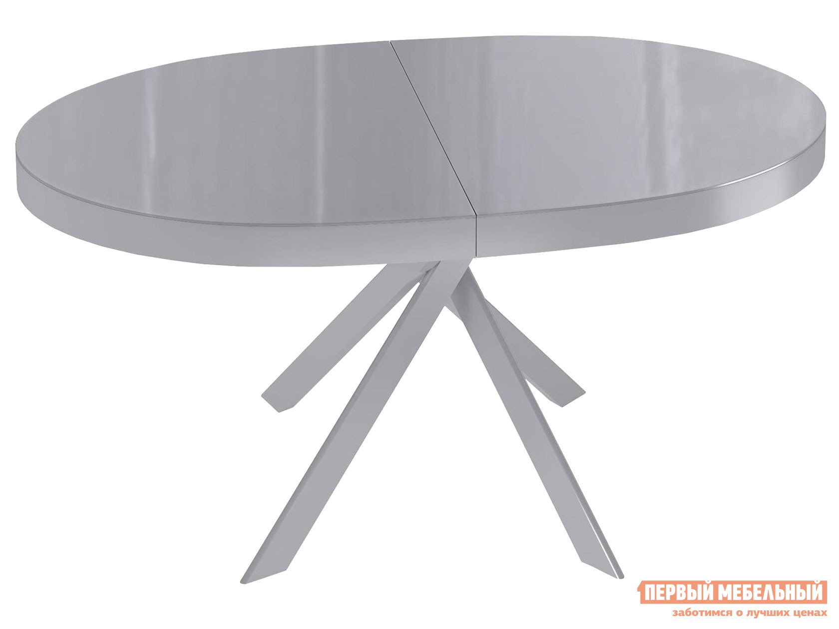 Кухонный стол  Стол Kenner VO Серый / Серый глянец, стекло