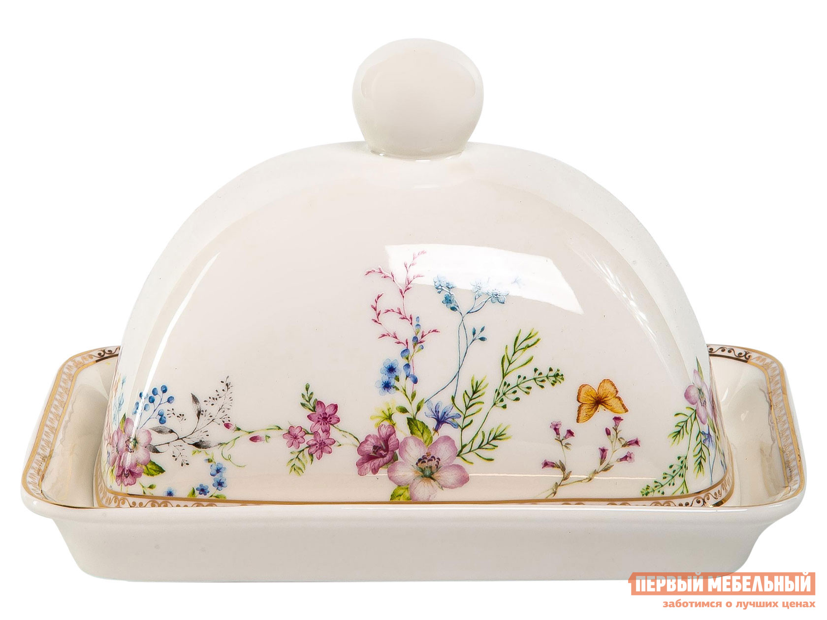 

Аксессуар для сервировки и хранения Аванта Белый с цветами, фарфор, Аванта Белый с цветами, фарфор