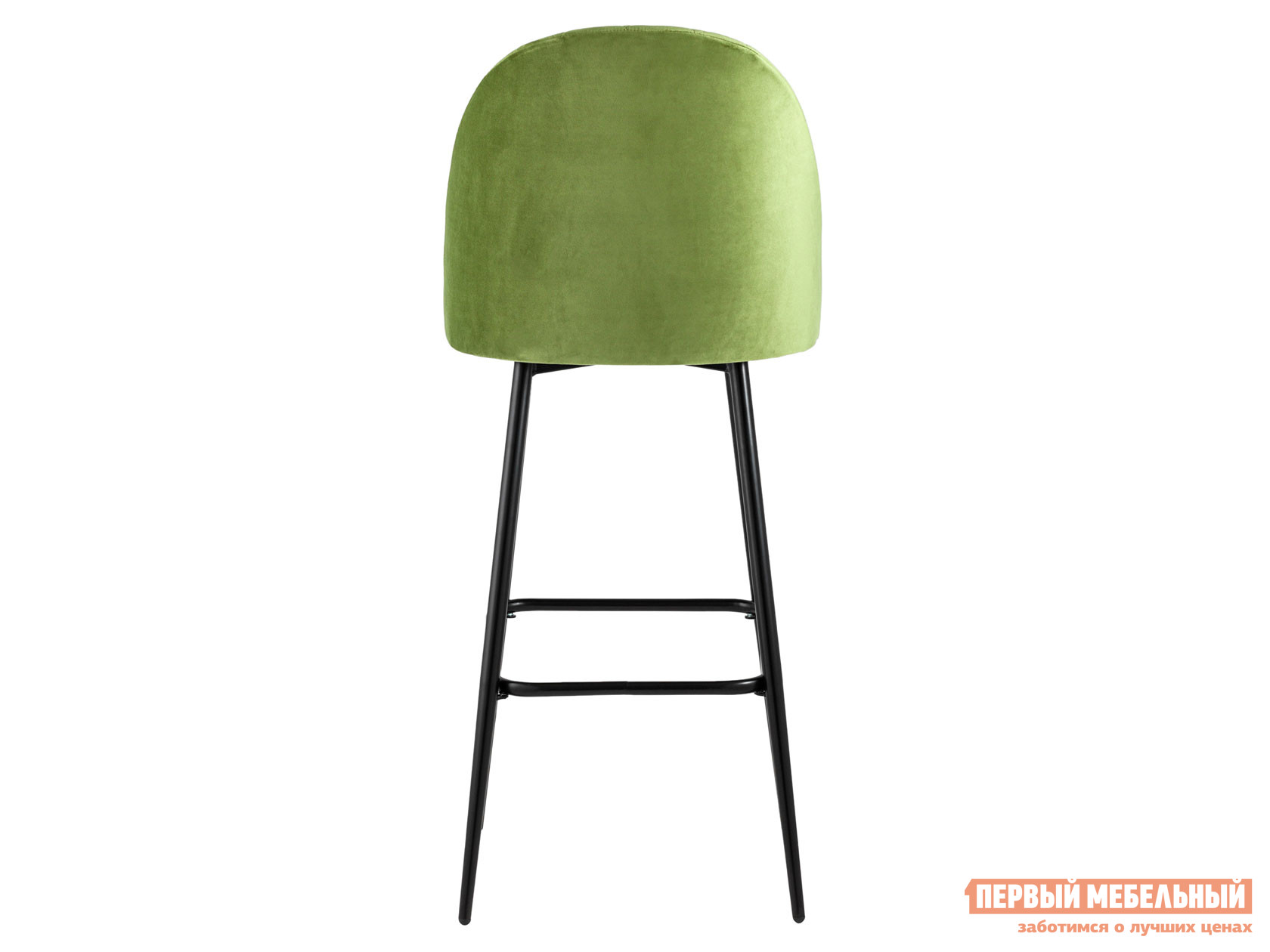 Барный стул  Марсель Травяной, велюр / Черный, металл от Первый Мебельный
