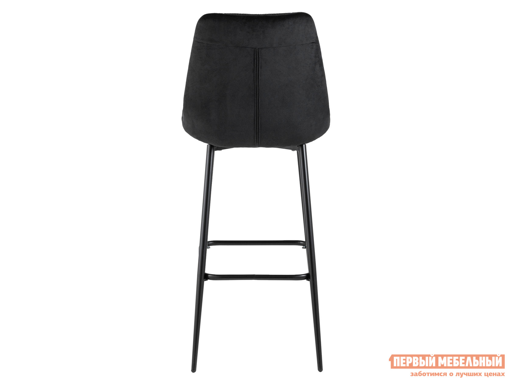 Барный стул  Флекс Черный, велюр / Черный, металл от Первый Мебельный