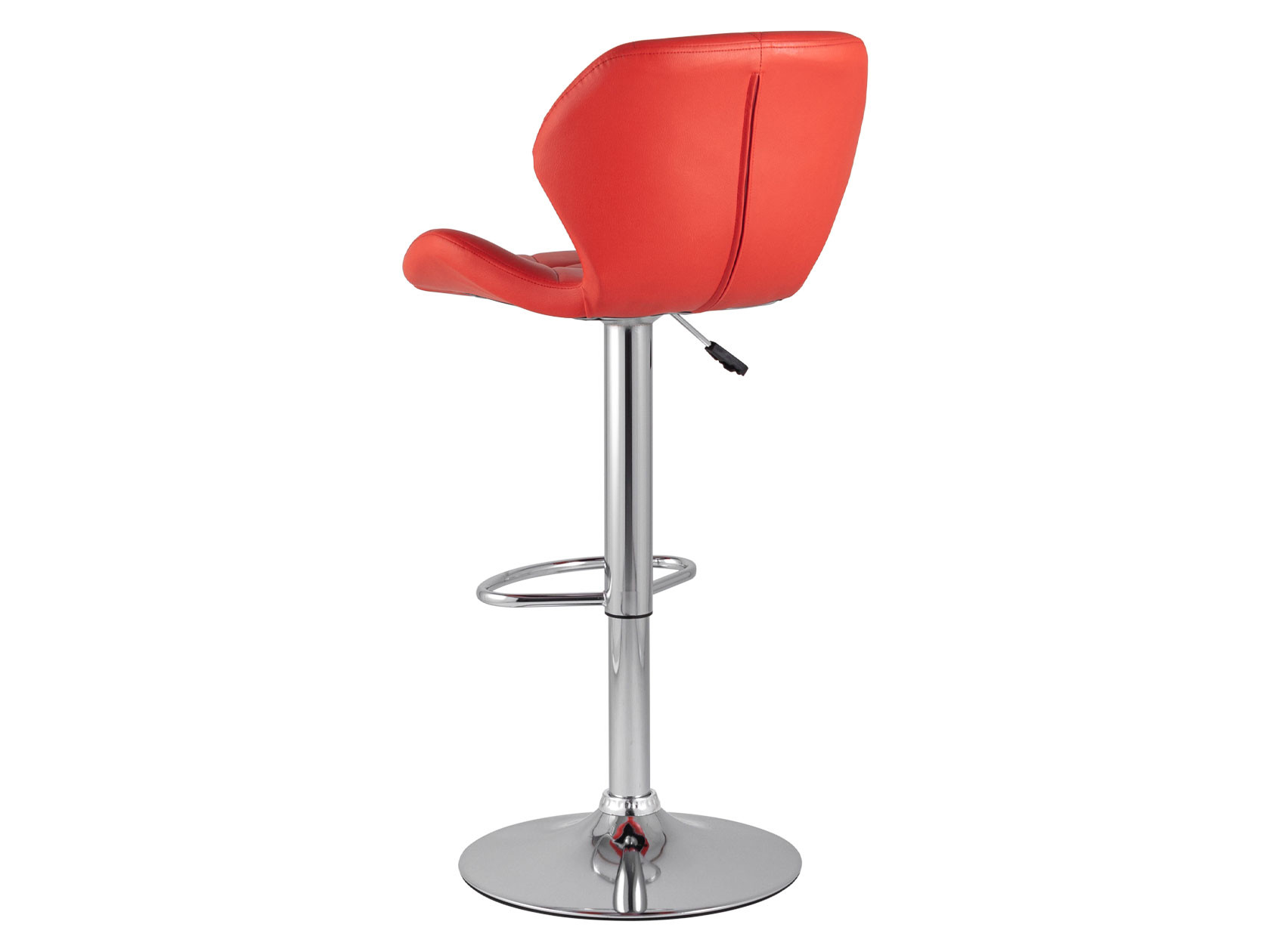 Барный стул  Бон Красный, экокожа / Хром от Первый Мебельный