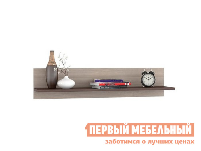 

Настенная полка Брайтон 2026 Полка Ясень Шимо темный / Ясень Шимо светлый, Бежевый, Брайтон 2026 Полка Ясень Шимо темный / Ясень Шимо светлый