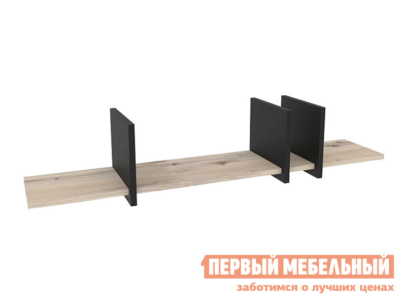 

Настенная полка Натура Гаскон Пайн / Черный, Натура Гаскон Пайн / Черный