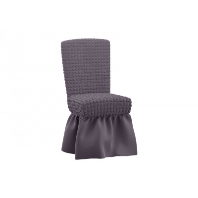Чехол для мебели  Чехол на комплект из 6 стульев жатка Серый, жатка