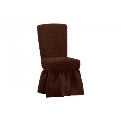 Чехол для мебели  Чехол на комплект из 6 стульев жатка Шоколад, жатка