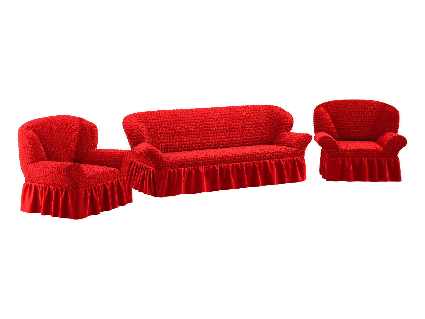 Комплект чехлов на диван и 2 кресла в Воронеже