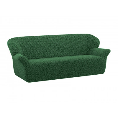 Чехол для мебели  Чехол на трехместный диван жаккард без юбки Зеленый, жаккард