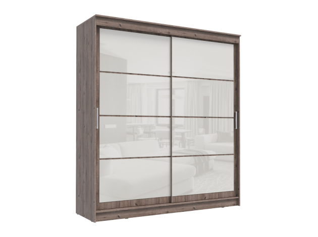 Шкаф-купе Гранд Лакобель белый