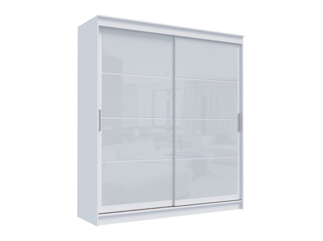 Шкаф-купе Гранд Лакобель белый