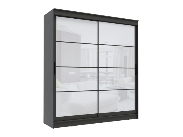 Шкаф-купе Гранд Лакобель белый