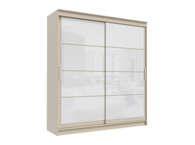 Шкаф-купе Гранд Лакобель белый