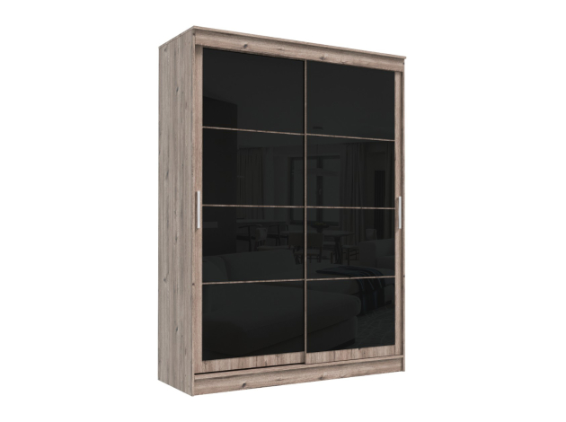 Шкаф-купе Гранд Лакобель черный