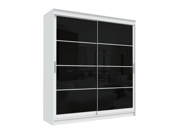 Шкаф-купе Гранд Лакобель черный