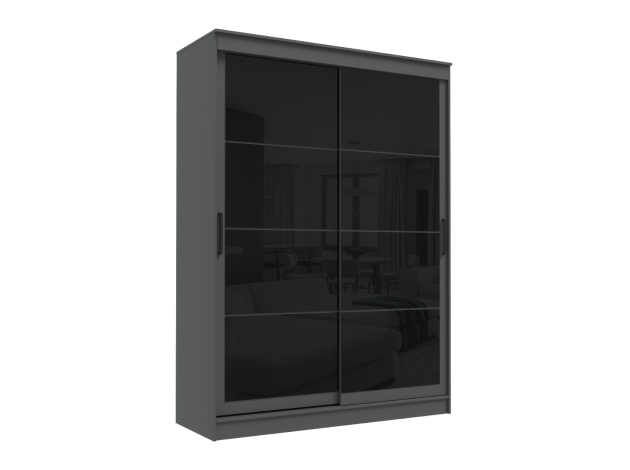 Шкаф-купе Гранд Лакобель черный