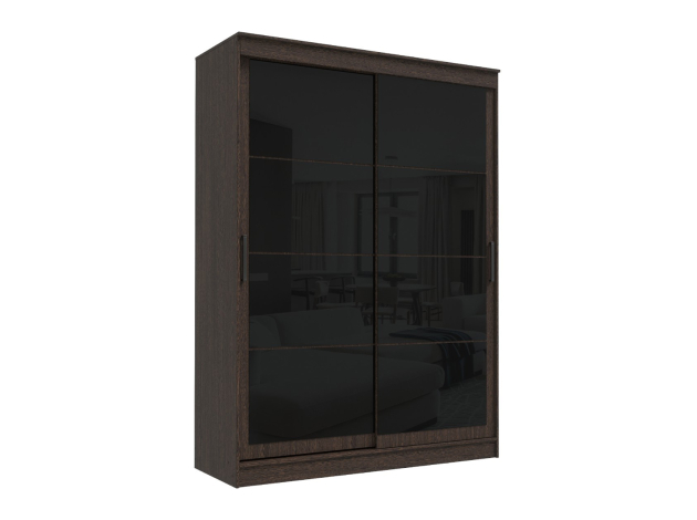 Шкаф-купе Гранд Лакобель черный