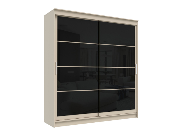 Шкаф-купе Гранд Лакобель черный