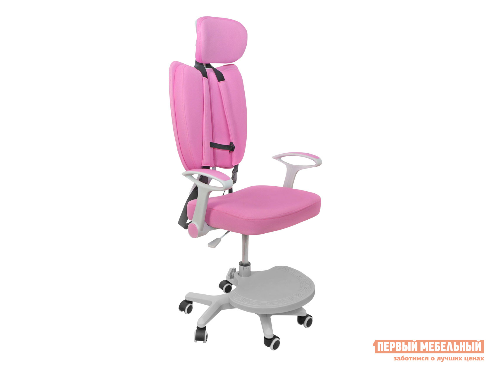 Детское компьютерное кресло  TWINS Розовый, ткань