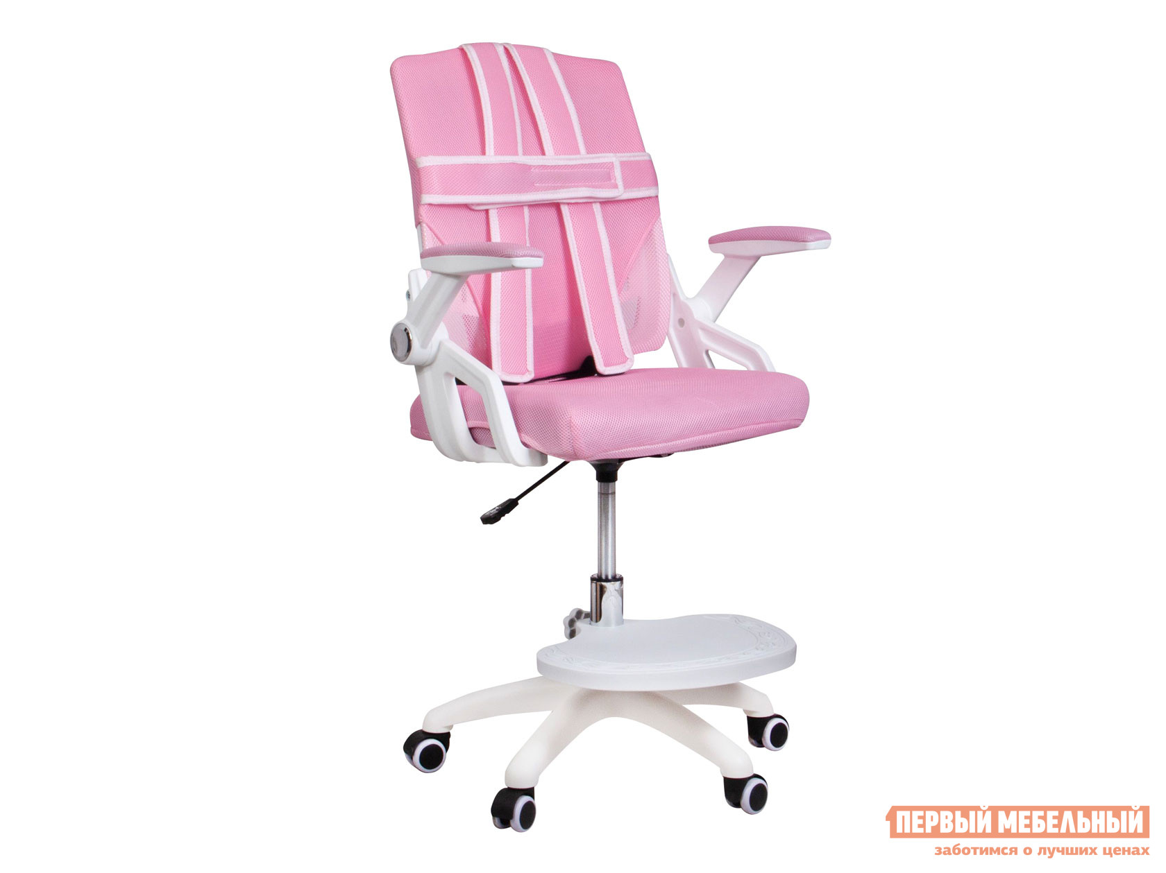 Детское компьютерное кресло  MOON Розовый, ткань