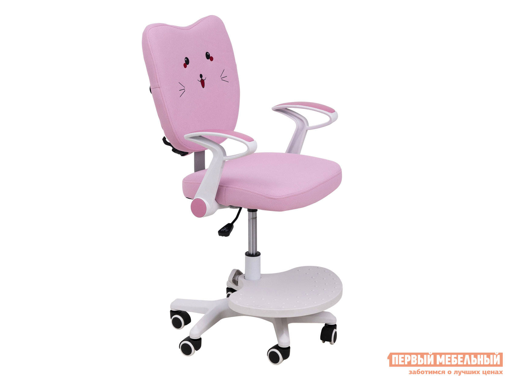 Детское компьютерное кресло  CATTY Розовый котенок, ткань