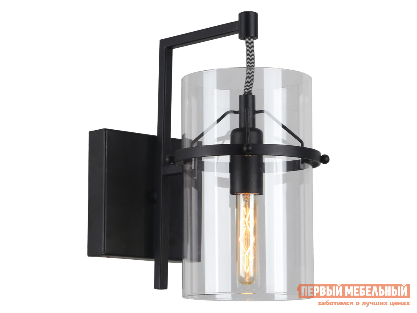 

Бра PIATTO A8586AP-1BK Черный / Прозрачный, PIATTO A8586AP-1BK Черный / Прозрачный