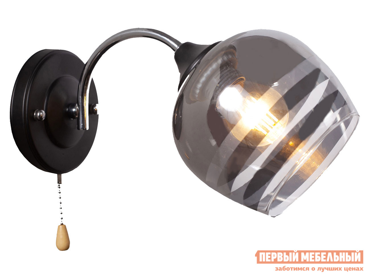 

Бра MD.0889-1-W BK+CH 1*60Вт E27 Черный / Серый, MD.0889-1-W BK+CH 1*60Вт E27 Черный / Серый