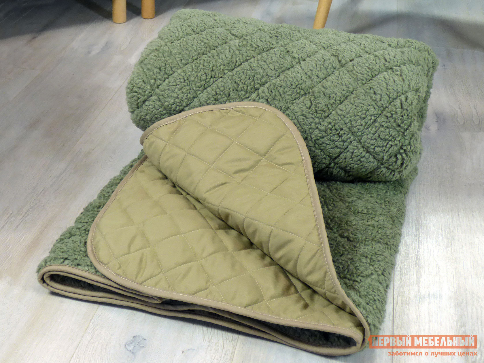 Покрывало  Шерпа Оливковый