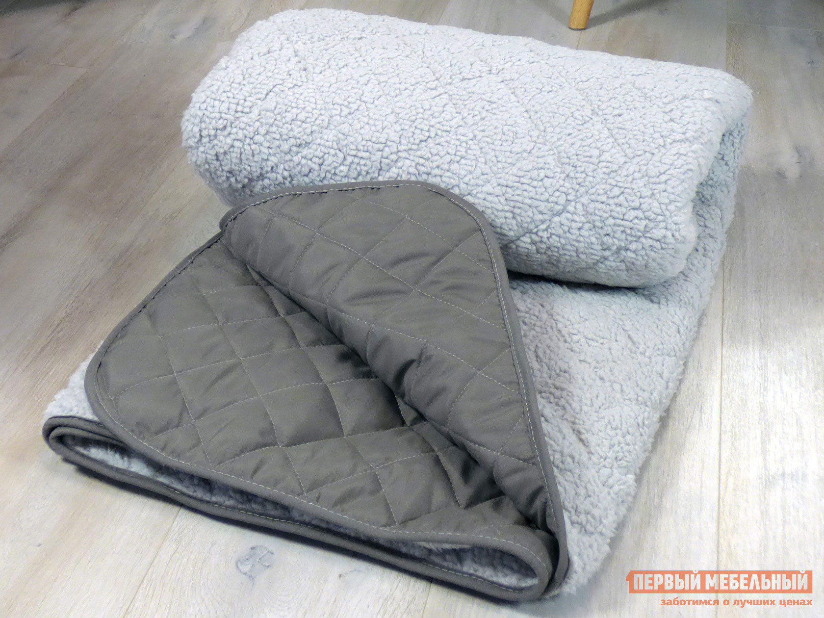 Покрывало  Шерпа Серый