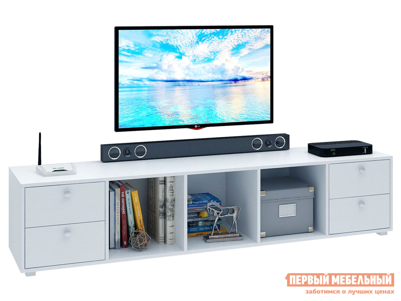 

ТВ-тумба Прайм-51-8 Белый, Прайм-51-8 Белый