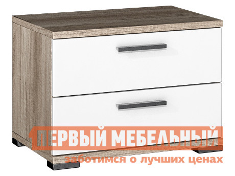 ТВ-тумба Первый Мебельный Тумба под ТВ 2 ящика Лейла / Тумба под ТВ малая с 2 ящиками Лейла тумба под тв с откидной дверцей compo