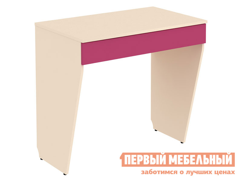 Компьютерный стол детский  Стол письменный Дарина АРТ.УС03 Песок / Розовый