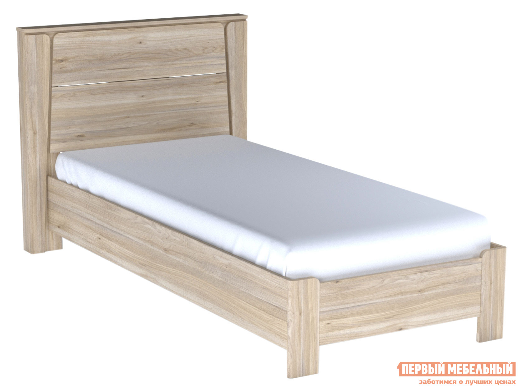 Односпальная кровать  Юта Дуб Мария, 90х200 см