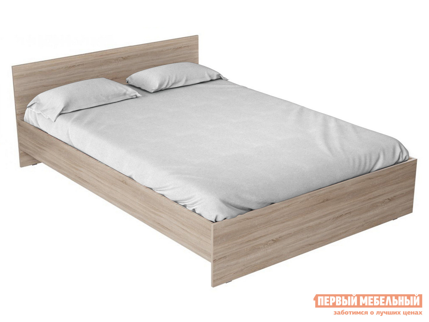 Односпальная кровать  Лера Дуб Сонома светлый, 160х200 см