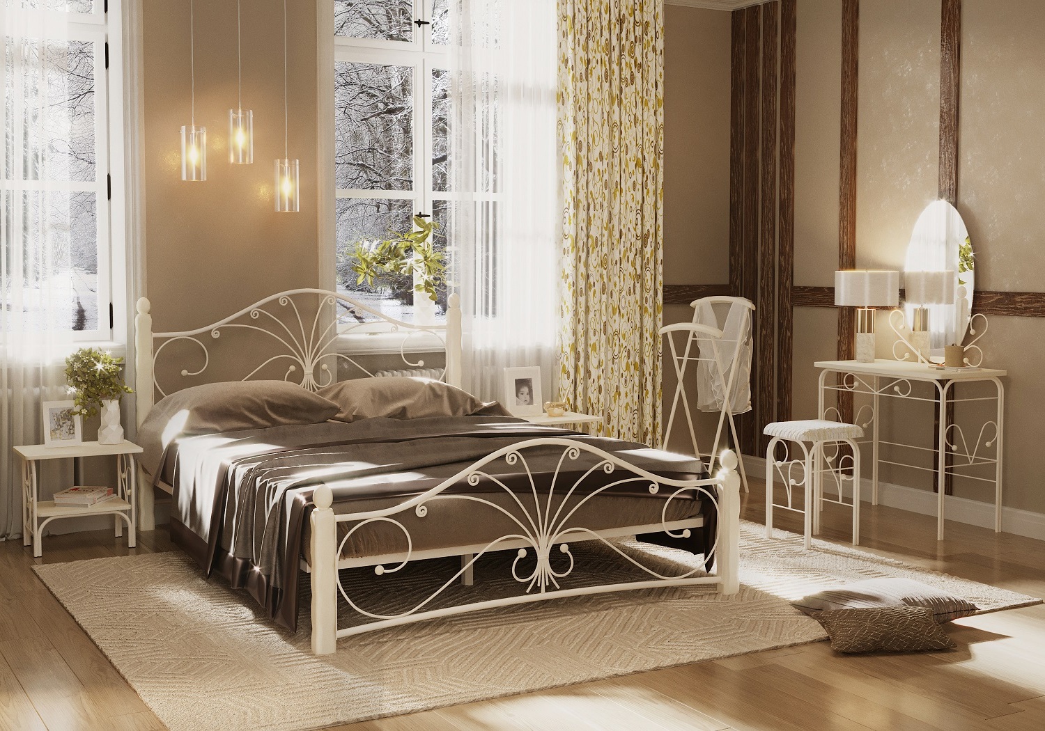 Односпальная кровать Форвард-мебель Кровать Сандра
