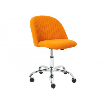 Офисное кресло  MELODY Оранжевый, флок