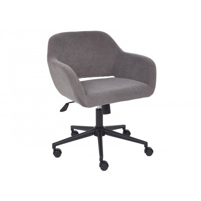 Офисное кресло  Офисное кресло MODENA Серый, флок / Черный металл