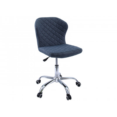 Офисное кресло  Офисное кресло Dikline KD31 Ткань Elain №14 синий, рогожка, ромб